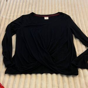 Soma Elegant Black Long Sleeve Top